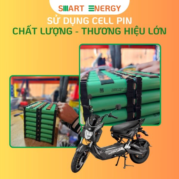 Độ pin xe máy điện Xmen 60V-40Ah