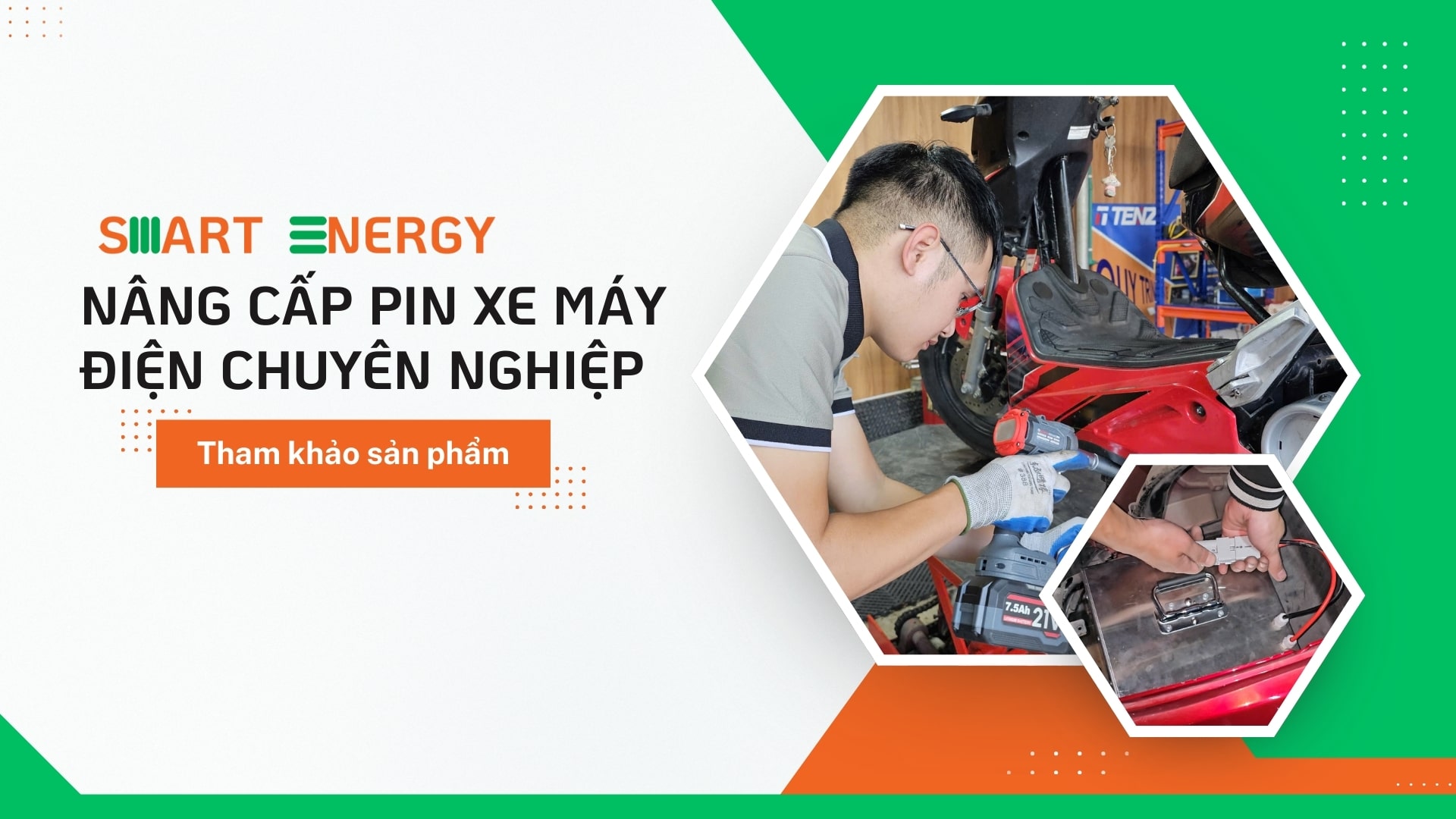 Độ pin xe máy điện