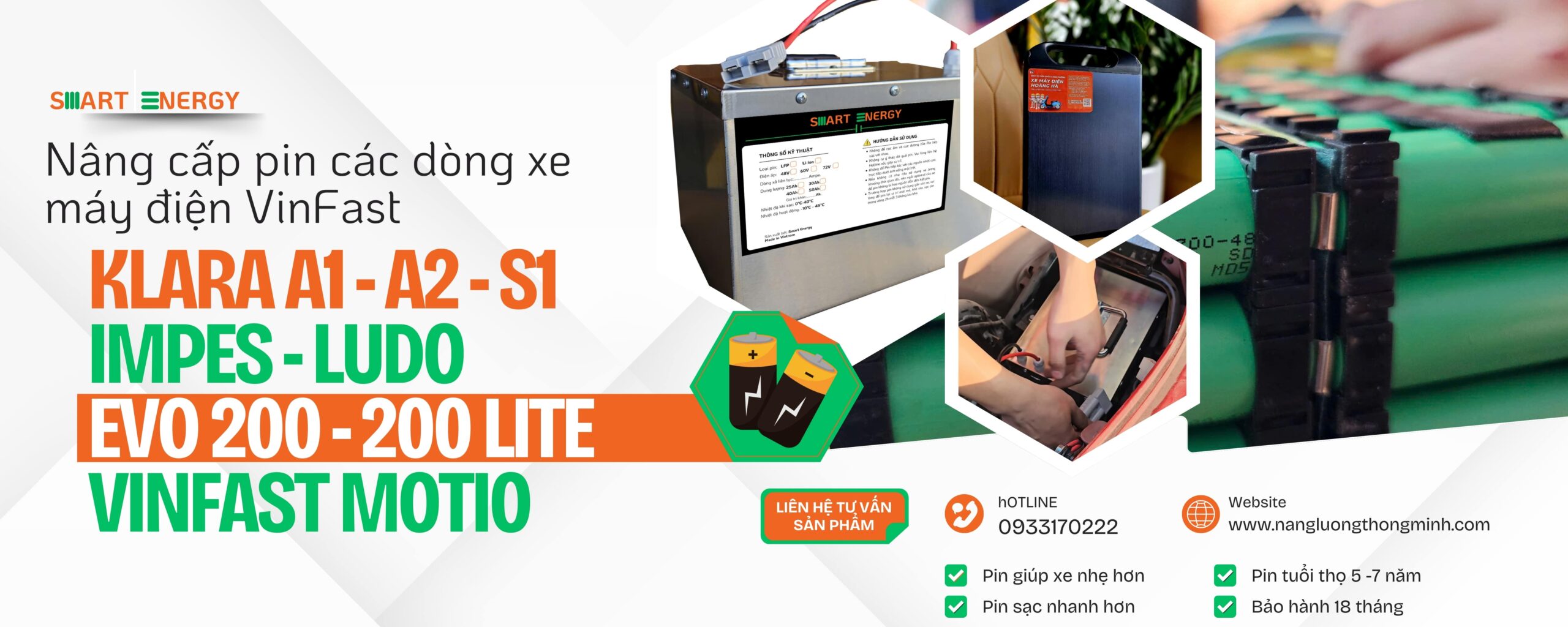 Pin xe máy điện VinFast